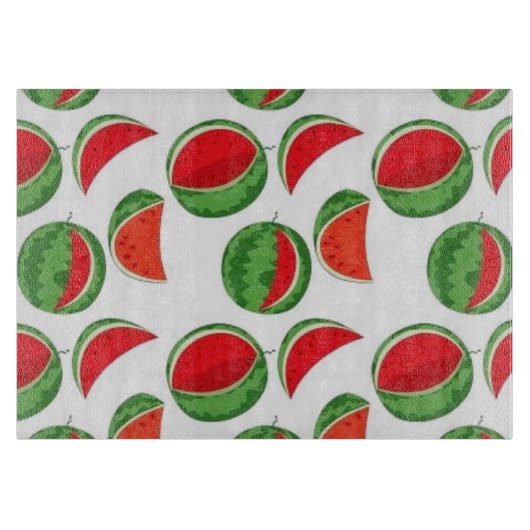 Planche À Découper Motif Whimsical Watermelon (Devant)
