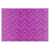 Planche À Découper Motif zigzag à rayures roses (Devant)