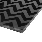 Planche À Découper Motif ZIGZAG - dégradés gris + votre dossier. (Coin)