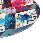 Planche À Découper Motifs Abstraits dynamiques en diamant (Coin)
