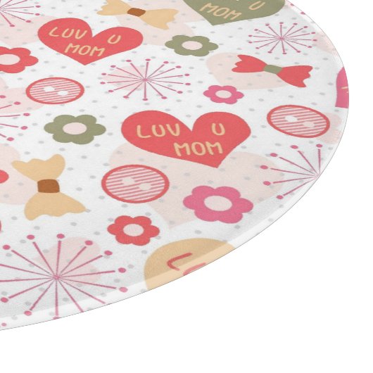 Planche À Découper Motifs pour le jour de mère (Coin)