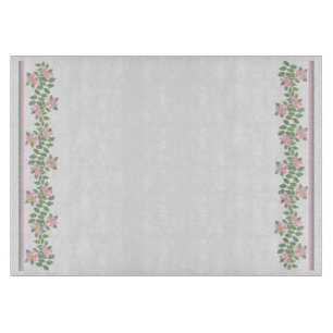 Planche À Découper Motifs Roses Dogrose : Planche à Verres