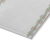 Planche À Découper Motifs Roses Dogrose : Planche à Verres (Coin)