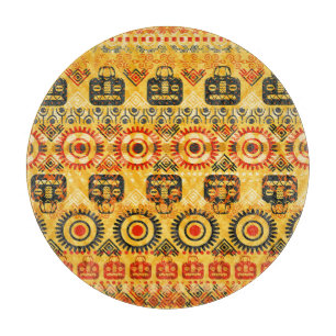 Planche À Découper Motifs tribaux : motif ethnique sans soudure.