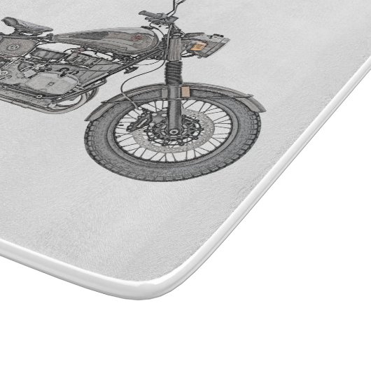 Planche À Découper Moto d'Ural (Coin)