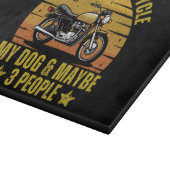 Planche À Découper Motocyclette de chien (Coin)