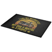 Planche À Découper Motocyclette de chien (Coin)