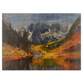 Planche À Découper Mountain Lake, par Gary Poling (Devant)