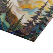 Planche À Découper Mountain Landscape Glass Cutting Board (Coin)