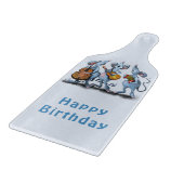 Planche À Découper Mouse Music Band Funny Birthday Cutboard (Coin)