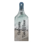 Planche À Découper Mousse marine Vagues océaniques Nom de famille Kee (Devant)