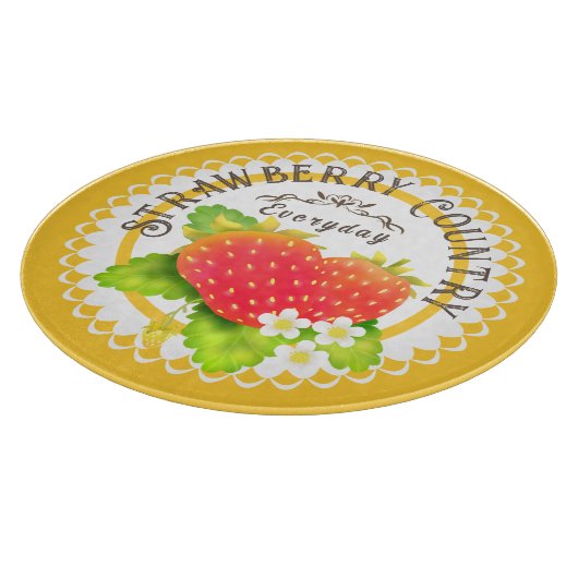 Planche À Découper Moutarde aux fraises (Coin)