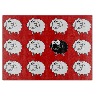 Planche À Découper Moutons noirs