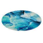 Planche À Découper mouvement bleu Abstrait : composition fractale. (Coin)