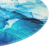 Planche À Découper mouvement bleu Abstrait : composition fractale. (Coin)