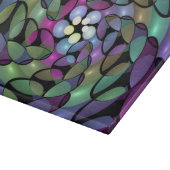 Planche À Découper Mouvements colorés Abstrait Trippy Fractal Art (Coin)