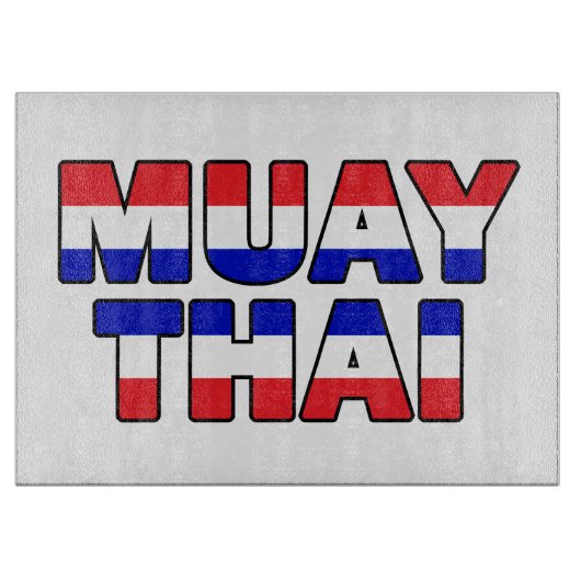 Planche À Découper Muay Thai (Devant)