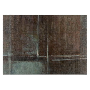 Planche À Découper Mur de briques rouge et gris