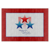 Planche À Découper Mur de gloire de héros patriotique, armée Merci (Devant)