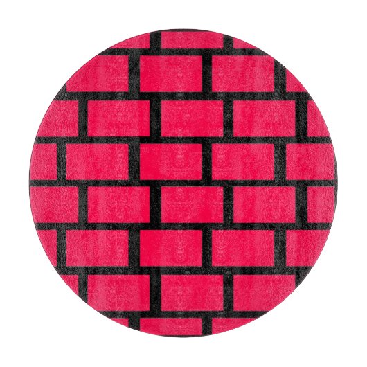 PLANCHE À DÉCOUPER MUR EN BRIQUE ROUGE (Devant)
