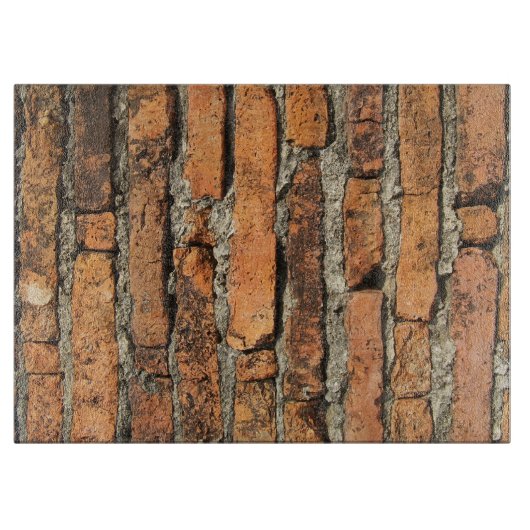 Planche À Découper Mur en briques antique (Devant)
