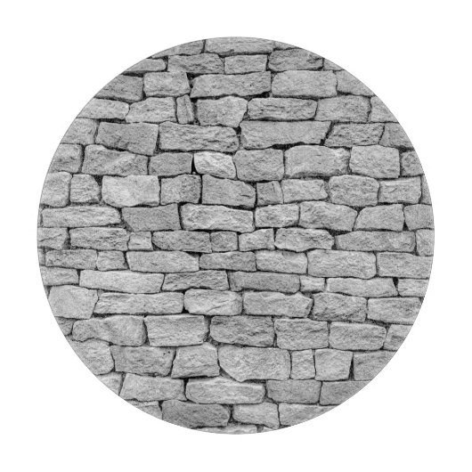 Planche À Découper Mur en pierre grise, arrière - plan abstrait. (Devant)
