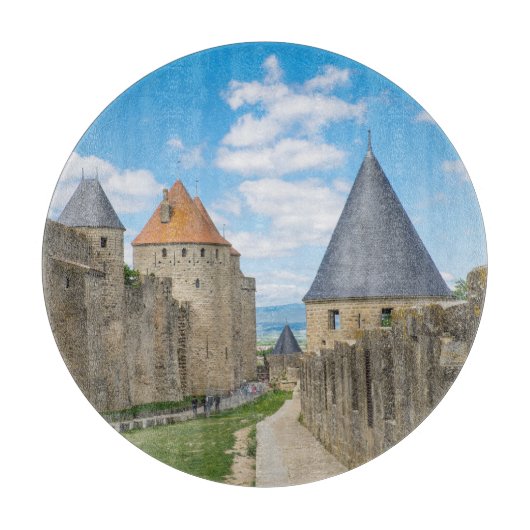 Planche À Découper Murs médiévaux de Carcassonne (Devant)