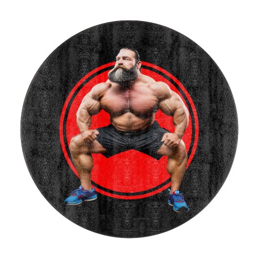 Planche À Découper Muscular Bearded (Devant)