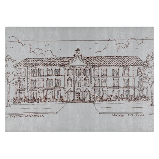 Planche À Découper Musée Thyssen-Bornemisza | Madrid, Espagne (Devant)