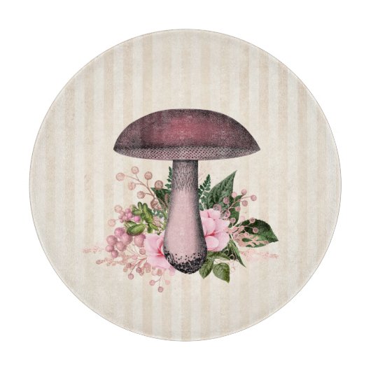Planche À Découper Mushroom et compilation florale (Devant)