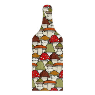 Planche À Découper Mushrooms Design Cutting Board