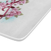 Planche À Découper Musical treble clef notes with sakura flowers (Coin)