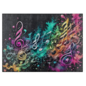Planche À Découper musique graffiti (Devant)