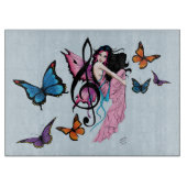 Planche À Découper Musique Note Papillons Fairy (Devant)