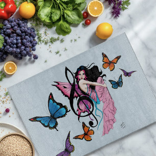 Planche À Découper Musique Note Papillons Fairy