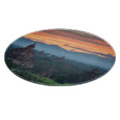 Planche À Découper Myanmar, lever de soleil à Bagan (Coin)