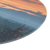 Planche À Découper Myanmar, lever de soleil à Bagan (Coin)