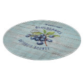 Planche À Découper Myrtilles Vintage – Fruit Botanique (Coin)