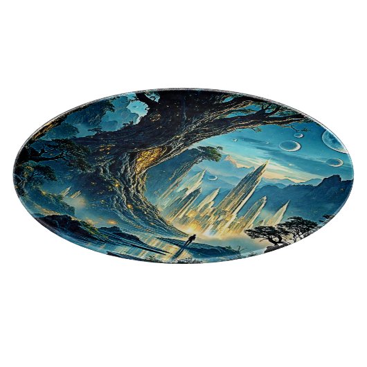 Planche À Découper Myssel Tree City Dreamscape (Coin)