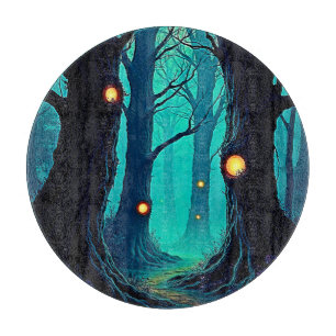 Planche À Découper Mystère de la forêt Imaginaire foncé