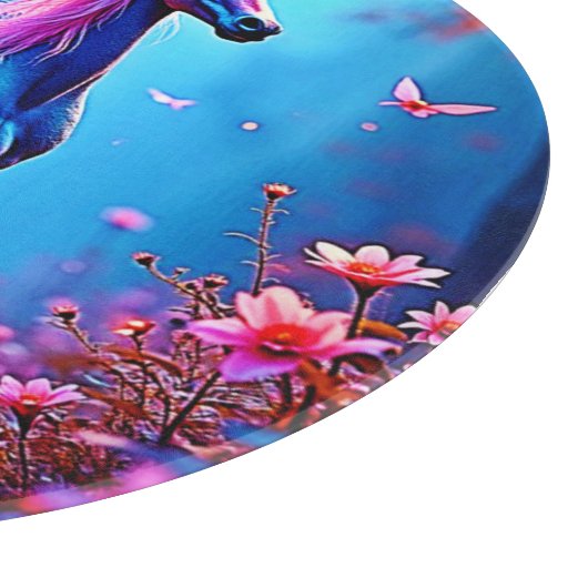 Planche À Découper Mystical Fantasy Unicorn Art (Coin)