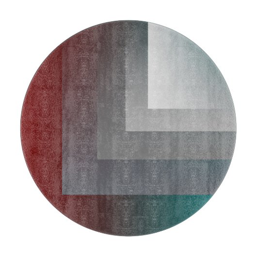 Planche À Découper N - turquoise gris bordeaux (Devant)