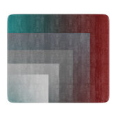 Planche À Découper N - turquoise gris bordeaux (Devant)