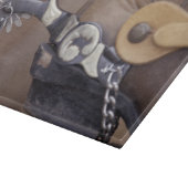 Planche À Découper Na, les Etats-Unis, Texas, botte de cowboy de (Coin)