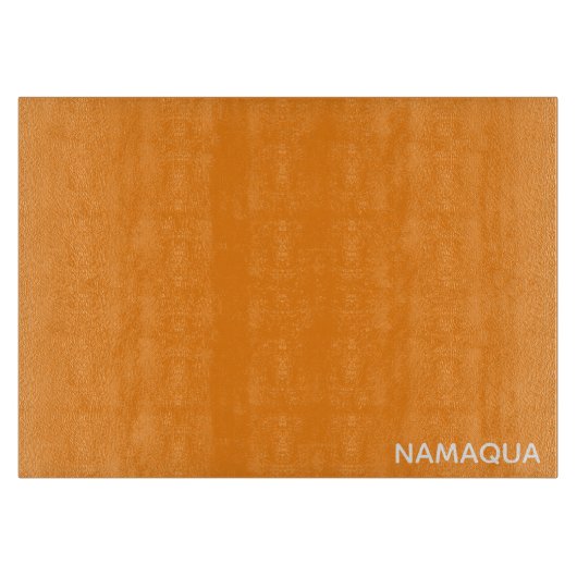 Planche À Découper Namaqua orange nom de la couleur (Devant)