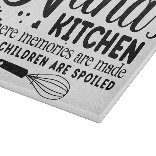 Planche À Découper Nana's Kitchen Glass Cutting Board (Coin)