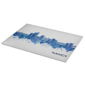Planche À Découper Nancy France Skyline Blue (Coin)
