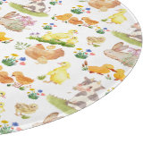 Planche À Découper Nappe de table avec des animaux de ferme mignons d (Coin)