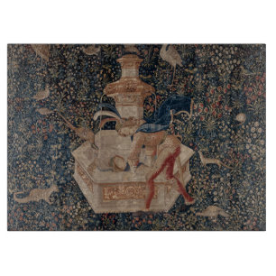 Planche À Découper Narcisse au Puits, Tapisserie Médiévale