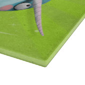 Planche À Découper Narwhal mignon avec le coeur (Coin)